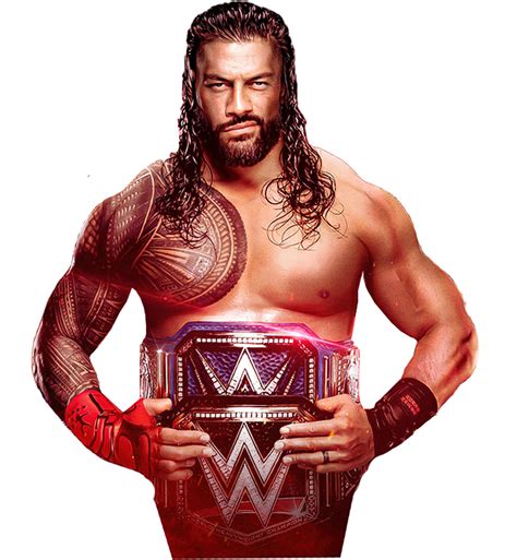 Roman Reigns 2022 Double Champion Png Render By Sierradzn On Deviantart