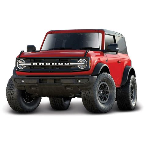 2021 Ford Bronco Wildtrak Red 1 18 Scale Diecast Replica Model