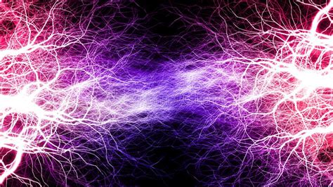 Fire And Ice Abstract Fractal Lightning Stock Illustration