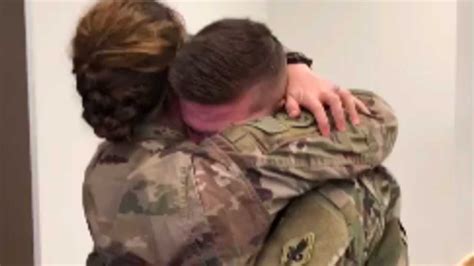 Military Wife Surprises Her Fellow Officer Husband After 8 Months In Iraq