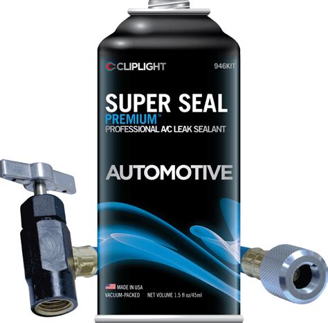 Cliplight 946kit Super Seal Premium Ac Stop Leak Permanently Seals