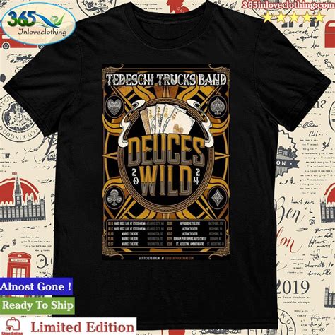 Official Tedeschi Trucks Band Tour 2024 Poster Shirttank Top V Neck For Men And Women