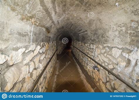 The Bozkov Dolomite Cave Stock Photo Image Of Tunnel 147937292