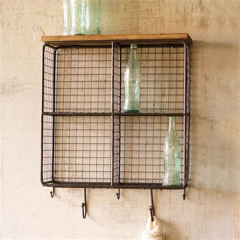 Desk organizer tray 5 compartments vertical upright and horizontal wire mesh desktop holder for stackable file folder, letter, mail, papers, . Wire Mesh Cubbies with Wood Top | dotandbo.com | Cubbies ...