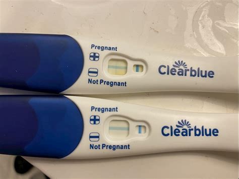 Very Faint Line On Pregnancy Test Clear Blue Pregnanc