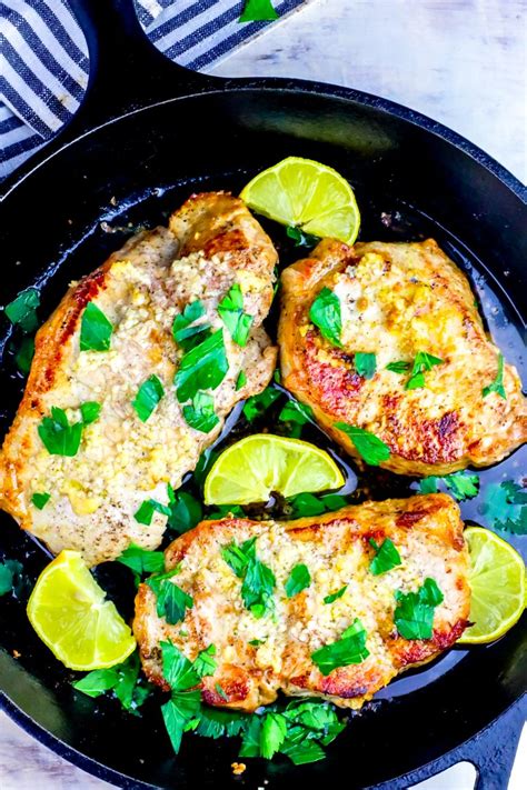 The Best Baked Garlic Pork Chops Recipe Oven Baked Pork Chops