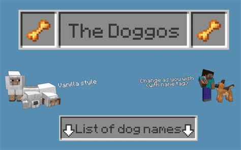 The Doggos Minecraft Texture Pack Addon