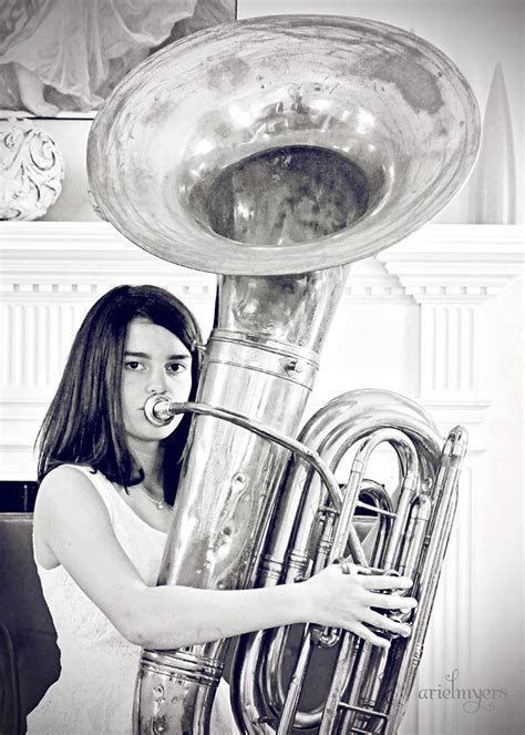 Maggie And Her Tuba She Was Playing The Tuba She Really Doe Flickr