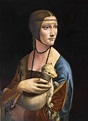 Cuadros al óleo - La dama del armiño de Leonardo da Vinci