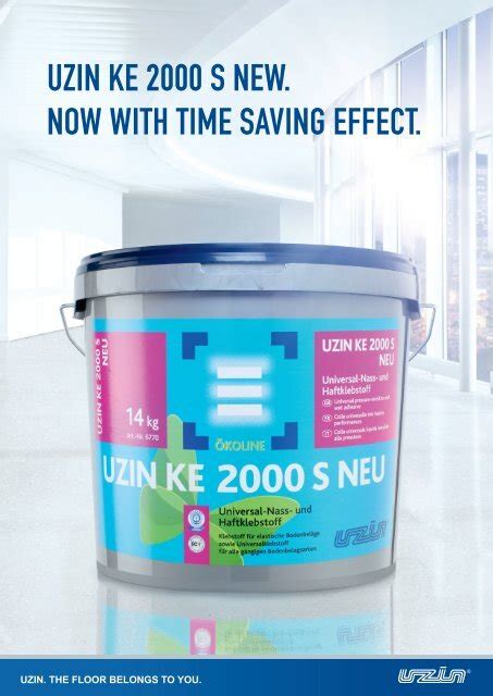 Uzin Ke S New Now With Time Saving Effect