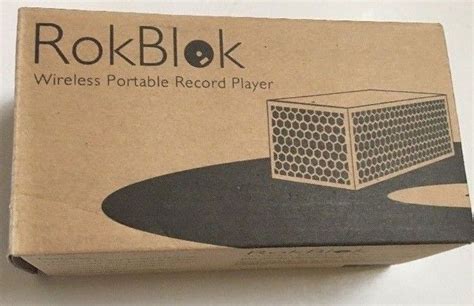 Rokblok Is The Worlds Smallest Wireless Record Player Simply Place