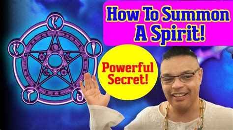 How To Summon A Spirit Powerful Secret Youtube