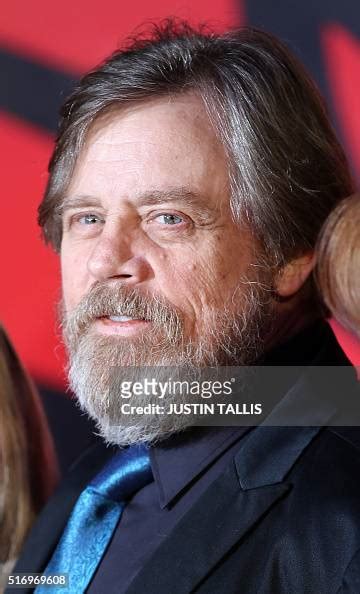 Us Actor Mark Hamill Poses For A Photograph After Arriving To Attend