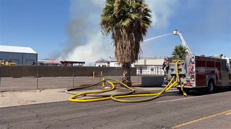Recycling Plant Catches Fire In Phoenix