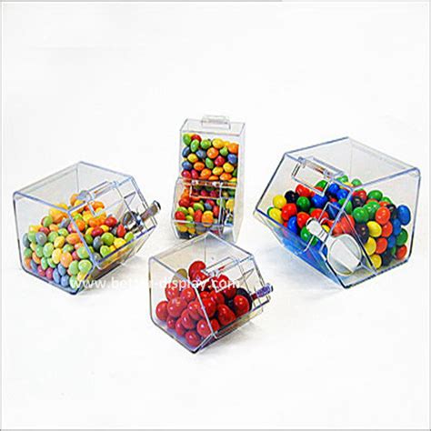 Plastic Candy Containersplexiglass Candy Dispenser With Scoop Btr