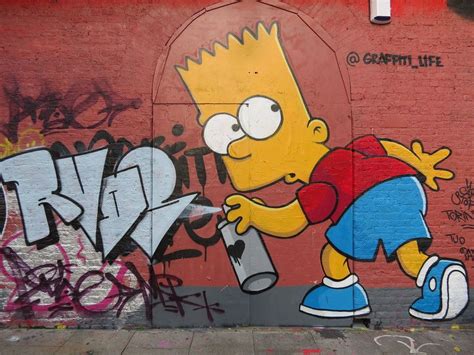 Graffiti Bart Simpson Wallpapers On Wallpaperdog