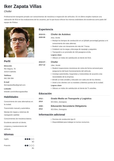 15 Plantillas Para Un Curriculum Vitae Básico Y Profesional