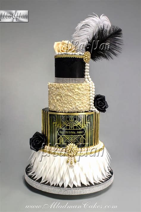 The Great Gatsby Theme Cake Cake By Mladman Cakesdecor