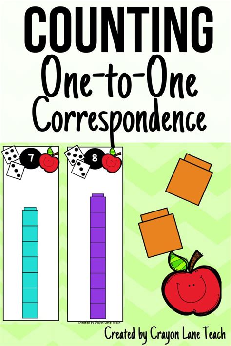 One To One Correspondence Counting Worksheet