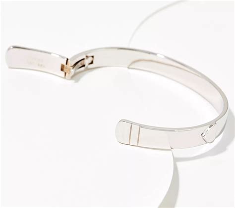 As Is Silver Style X Jennifer Coffey Essentials Cuff Bracelet Sterl