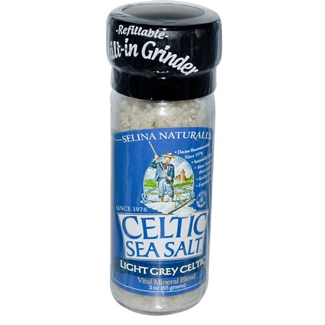 Celtic Sea Salt Light Grey Celtic Vital Mineral Blend 3 Oz 85 G