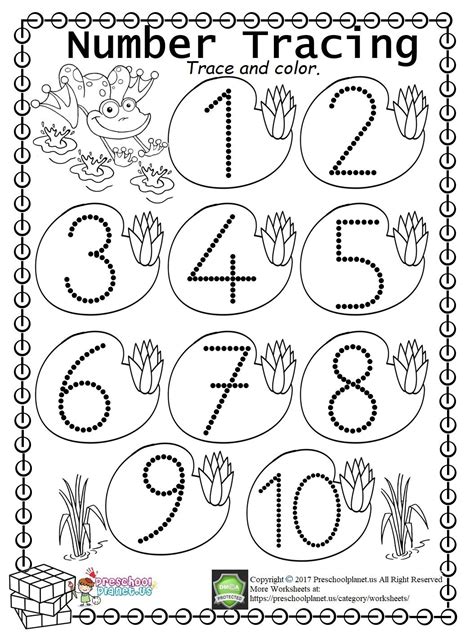 Numbers From 1 To 10 Worksheets