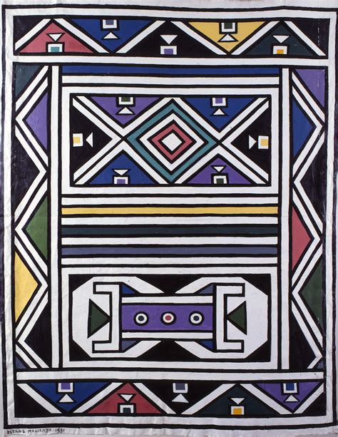 Esther Mahlangu Regarding Africa Contemporary Art And Afro Futurism
