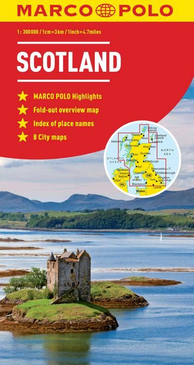 Scotland And Northern England Map Marco Polo 9783829767804 Blackwells