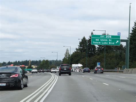 Washington Interstate 405 Northbound Cross Country Roads