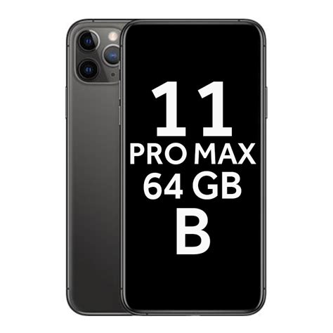 Apple Iphone 11 Pro Max Unlocked 64gb B Grade Space Gray