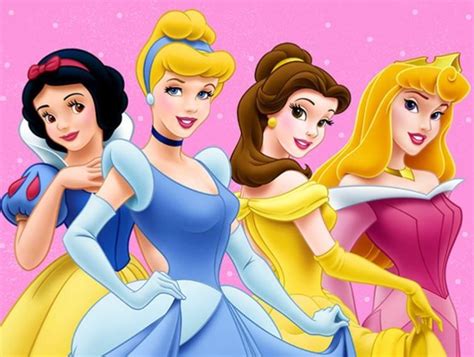 Disney Princesses Snow White Cinderella Belle Aurora Walt Disney