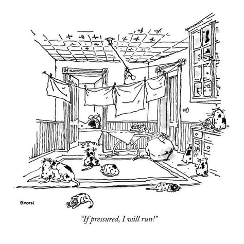 Premium Giclee Print If Pressured I Will Run New Yorker Cartoon