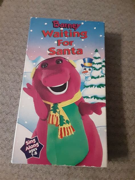 Barney Waiting For Santa Vhs Kids Christmas 45986980410 Ebay