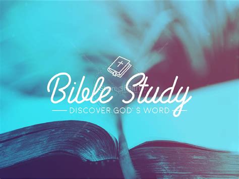 Church Bible Study Powerpoint Template Clover Media