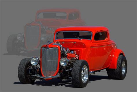 1934 Ford Coupe Hot Rod Photograph By Tim Mccullough