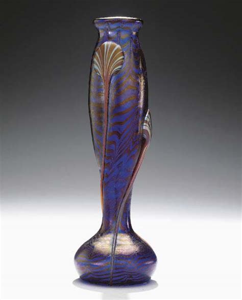 An Applied Iridescent Glass Vase Loetz Circa 1900 Christie S
