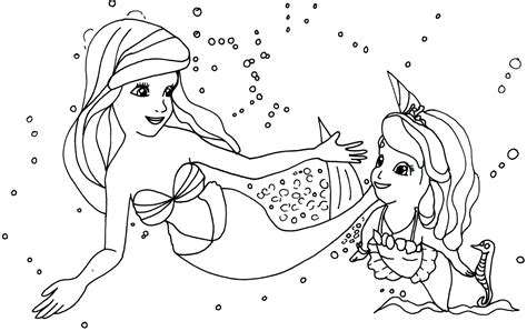 Sofia The First Coloring Pages Princess Ariel And Sofia The First