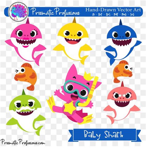 All of our files are in svg cuts png & jpg format so, our shapes are also the cuttest clipart and digital scrapbooking images available. Baby Shark Baby Shark SVG Baby Shark Clipart Baby Shark | Etsy