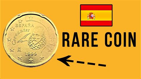 Rare Coin Spain 20 Cent 1999 Youtube