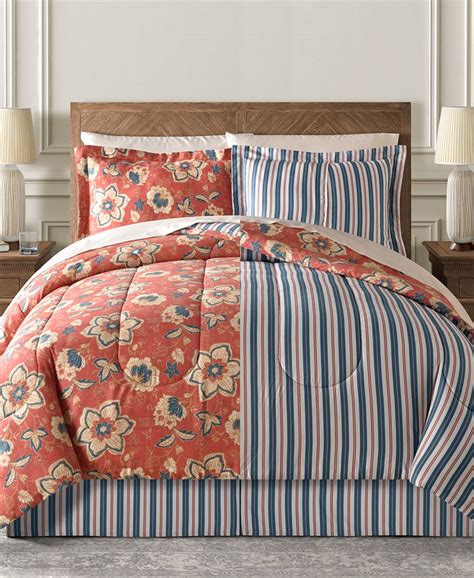 Fairfield Square Collection Francie 6 Pc Reversible Twin Comforter Set