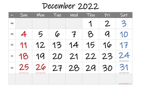 December 2022 Free Printable Calendar Template Noif22m36