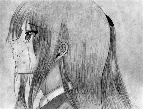 Sketch Girl Crying At Explore Collection Of Sketch