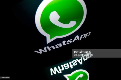 The Logo Of Mobile App Whatsapp Is Displayed On A Tablet On January