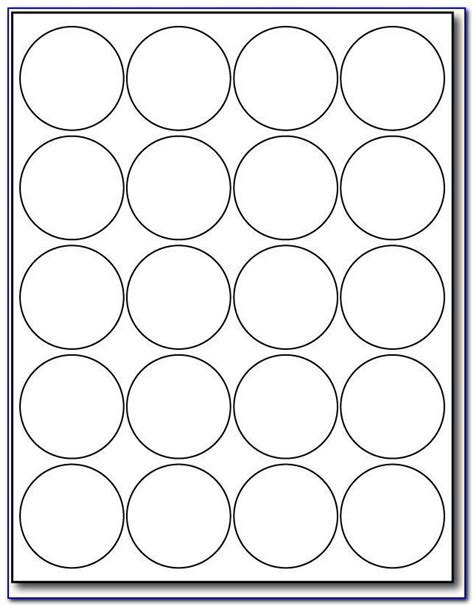 Avery Round Labels Template