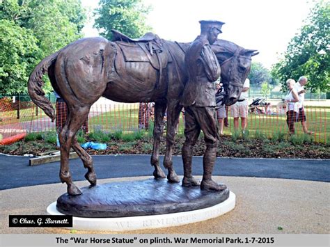 War Horse Statue Romsey 2015