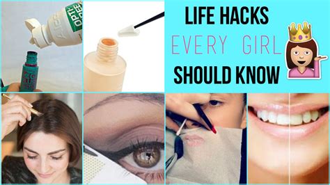 15 Life Hacks Every Girl Should Know Youtube