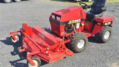 Sold Steiner 4 Wheel Drive Tractorsteiner Turf Mower Youtube