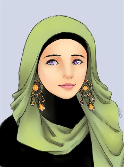hijab girl hijab cartoon girl cartoon girls cartoon art