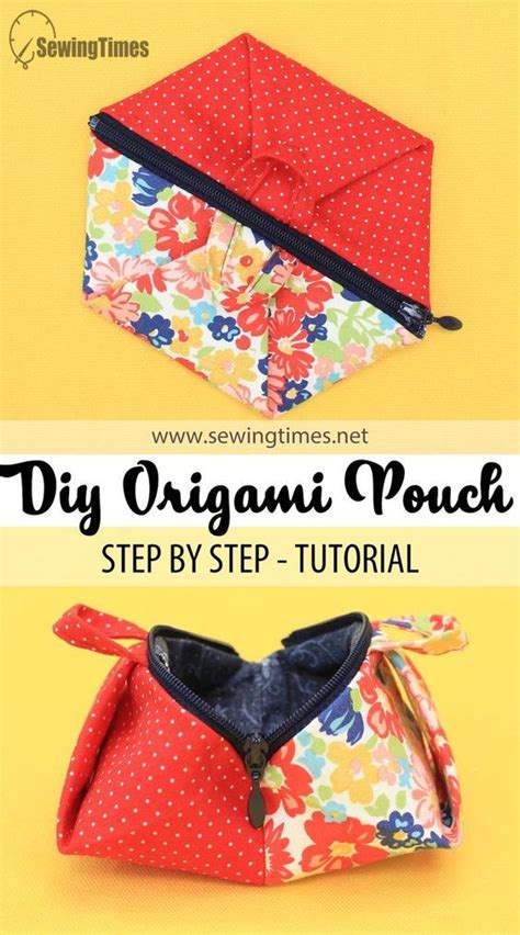 Diy Star Origami Pouch In 2022 Sewing Items Fabric Purses Diy Bag