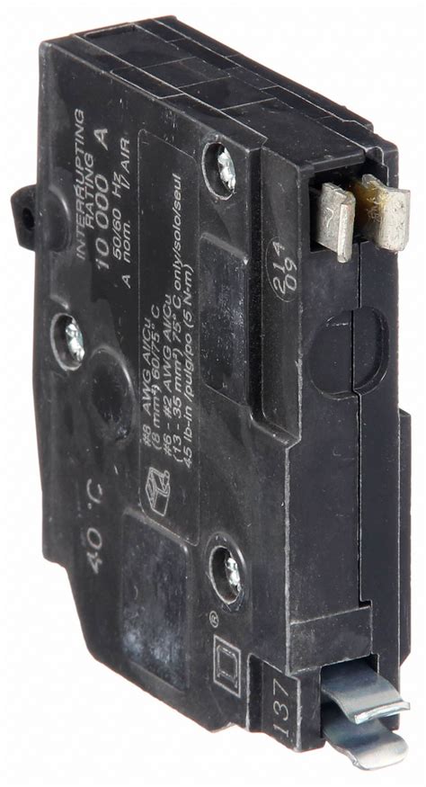 Square D Miniature Circuit Breaker 60 A 120240v Ac Single Phase